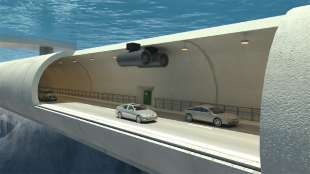 Норвегія будує перший в світі плавучий підводний авто тунель